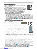 Preview for 29 page of Hitachi CP-SX635 - SXGA+ LCD Projector User Manual – Operating Manual