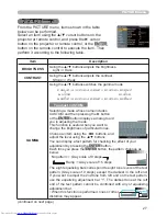 Preview for 36 page of Hitachi CP-SX635 - SXGA+ LCD Projector User Manual – Operating Manual