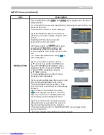 Preview for 44 page of Hitachi CP-SX635 - SXGA+ LCD Projector User Manual – Operating Manual