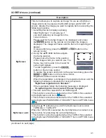 Preview for 50 page of Hitachi CP-SX635 - SXGA+ LCD Projector User Manual – Operating Manual