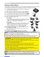 Preview for 75 page of Hitachi CP-SX635 - SXGA+ LCD Projector User Manual – Operating Manual