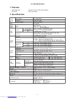 Preview for 2 page of Hitachi CP-SX635W Service Manual