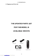 Preview for 60 page of Hitachi CP-SX635W Service Manual