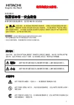 Preview for 2 page of Hitachi CP-SX8350 User Manual