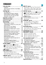 Preview for 2 page of Hitachi CP-TW2503 User Manual