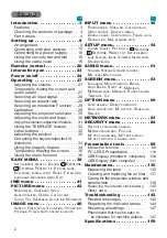 Preview for 2 page of Hitachi CP-TW2505 User Manual