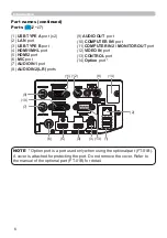 Preview for 6 page of Hitachi CP-TW2505 User Manual