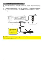 Preview for 4 page of Hitachi CP-W9110 User Manual