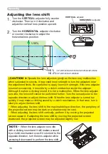 Preview for 36 page of Hitachi CP-WU5500 User Manual