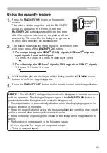 Preview for 45 page of Hitachi CP-WU5500 User Manual