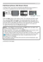 Preview for 47 page of Hitachi CP-WU5500 User Manual