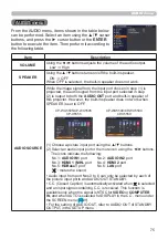 Preview for 75 page of Hitachi CP-WU5500 User Manual