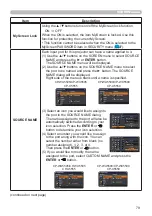 Preview for 79 page of Hitachi CP-WU5500 User Manual