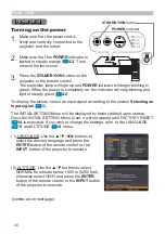 Preview for 30 page of Hitachi CP-WU5500 User'S Manual And Operating Manual