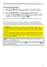 Preview for 31 page of Hitachi CP-WU5500 User'S Manual And Operating Manual