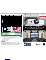 Предварительный просмотр 1 страницы Hitachi CP-WU8440 Brochure & Specs