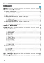 Preview for 2 page of Hitachi CP-WU8451 User Manual