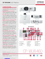 Preview for 3 page of Hitachi CP-WU8460 Brochure & Specs