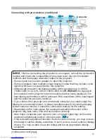 Preview for 11 page of Hitachi CP-WU8460 User Manual