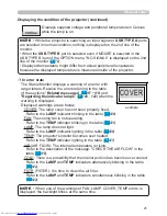 Preview for 21 page of Hitachi CP-WU8460 User Manual