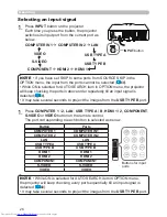 Preview for 26 page of Hitachi CP-WU8460 User Manual