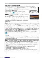 Preview for 32 page of Hitachi CP-WU8460 User Manual