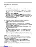 Preview for 34 page of Hitachi CP-WU8460 User Manual