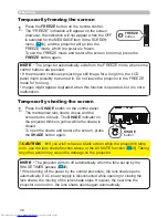 Preview for 36 page of Hitachi CP-WU8460 User Manual