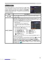 Preview for 59 page of Hitachi CP-WU8460 User Manual