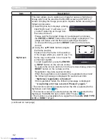 Preview for 62 page of Hitachi CP-WU8460 User Manual