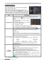 Preview for 68 page of Hitachi CP-WU8460 User Manual