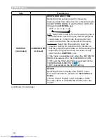 Preview for 78 page of Hitachi CP-WU8460 User Manual