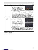 Preview for 87 page of Hitachi CP-WU8460 User Manual