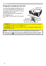 Предварительный просмотр 26 страницы Hitachi CP-WU8600 User Manual