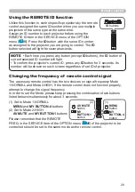 Предварительный просмотр 29 страницы Hitachi CP-WU8600 User Manual