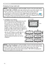 Предварительный просмотр 34 страницы Hitachi CP-WU8600 User Manual