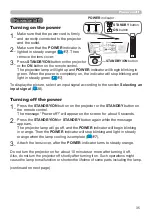 Предварительный просмотр 35 страницы Hitachi CP-WU8600 User Manual