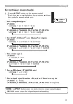 Предварительный просмотр 39 страницы Hitachi CP-WU8600 User Manual