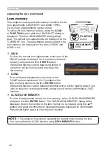 Предварительный просмотр 42 страницы Hitachi CP-WU8600 User Manual