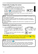 Предварительный просмотр 52 страницы Hitachi CP-WU8600 User Manual