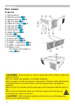 Предварительный просмотр 4 страницы Hitachi CP-WU9410 User Manual