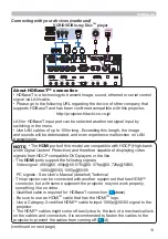 Предварительный просмотр 13 страницы Hitachi CP-WU9410 User Manual