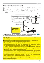 Предварительный просмотр 17 страницы Hitachi CP-WU9410 User Manual