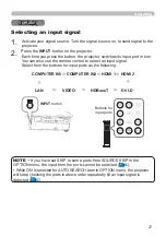 Предварительный просмотр 27 страницы Hitachi CP-WU9410 User Manual