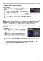 Предварительный просмотр 35 страницы Hitachi CP-WU9410 User Manual