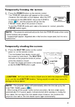 Предварительный просмотр 43 страницы Hitachi CP-WU9410 User Manual