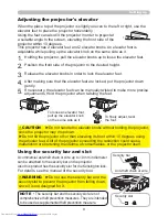 Предварительный просмотр 18 страницы Hitachi CP-WUX645N Operating Manual