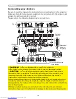 Предварительный просмотр 19 страницы Hitachi CP-WUX645N Operating Manual