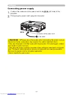 Предварительный просмотр 21 страницы Hitachi CP-WUX645N Operating Manual