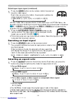 Предварительный просмотр 28 страницы Hitachi CP-WUX645N Operating Manual